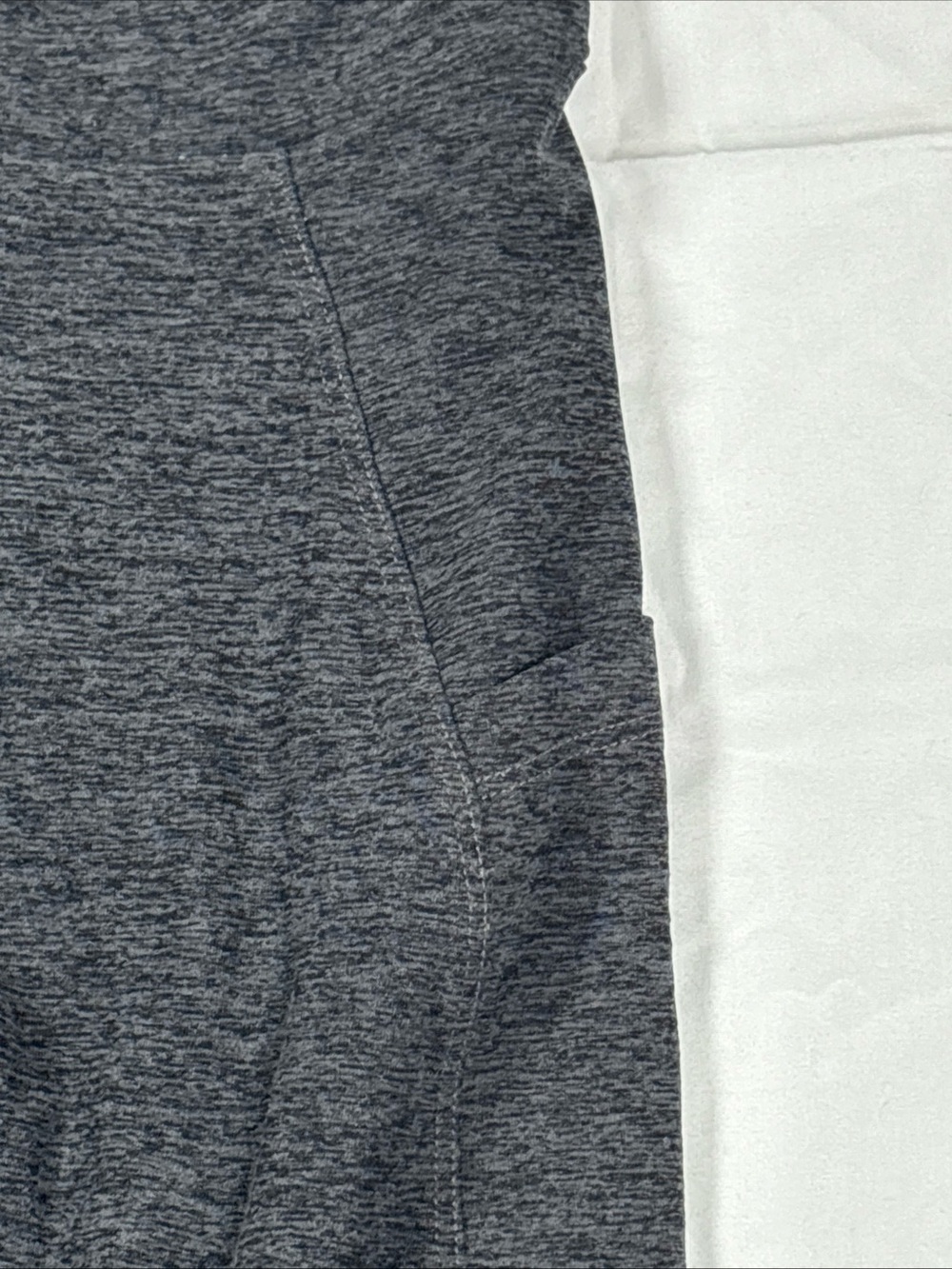 Bombshell Sportswear Heathered Gray High-Waist Support Leggings W/ Pockets - Picture 5 of 10